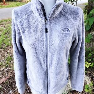 THE NORTH FACE NOVELTY OSITA LAVENDER FOG HIGH COLLAR JACKET PLUSH LN